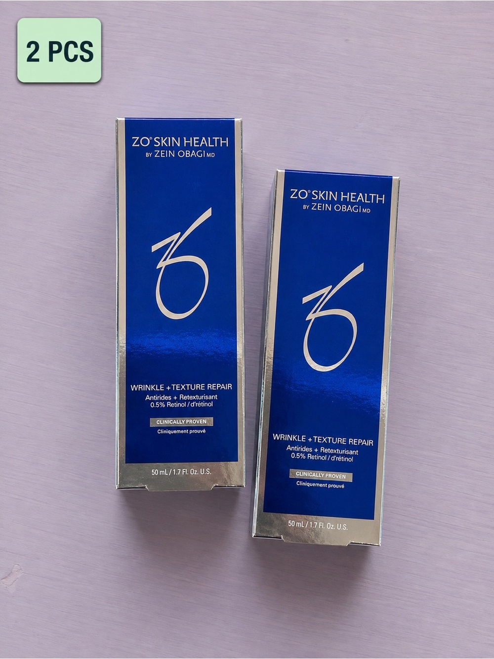 Zo Skin Health Wrinkle + Texture Repair Retinol Treatment in Blue (2 PCS)
